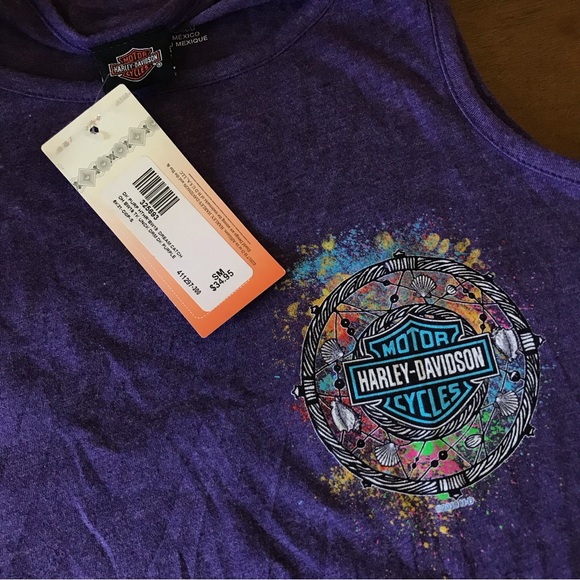 Harley Davidson Orlando Florida Bike Week 2019 Purple Dreamcatcher Tank Size S - Picture 13 of 13